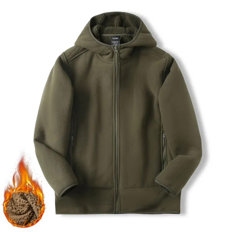 （升级款抓绒衣）一件过冬加厚加绒男女户外摇粒绒保暖保暖双面绒