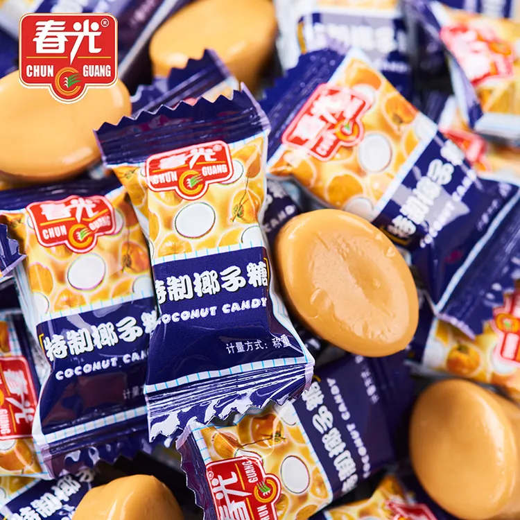 春光椰子糖200g散称海南特产特制儿时的零食怀旧批发硬糖结婚喜糖
