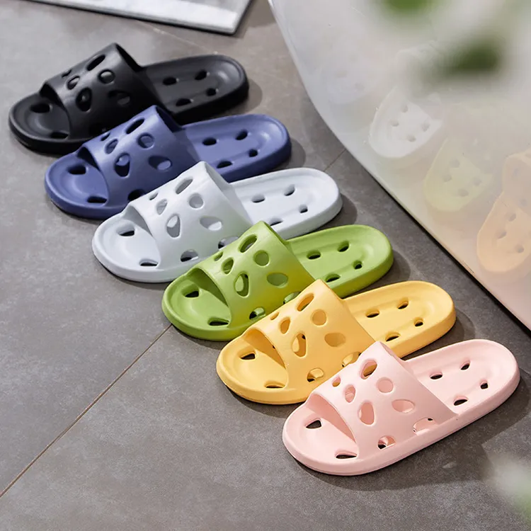 厚底软底凉拖鞋防臭漏水防滑洗澡浴室外穿拖鞋女士款家居新款爆款