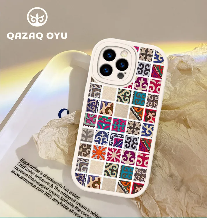 哈萨克手机壳潮牌可爱情侣创意全包防摔个性卡通网红小众ins皮纹X