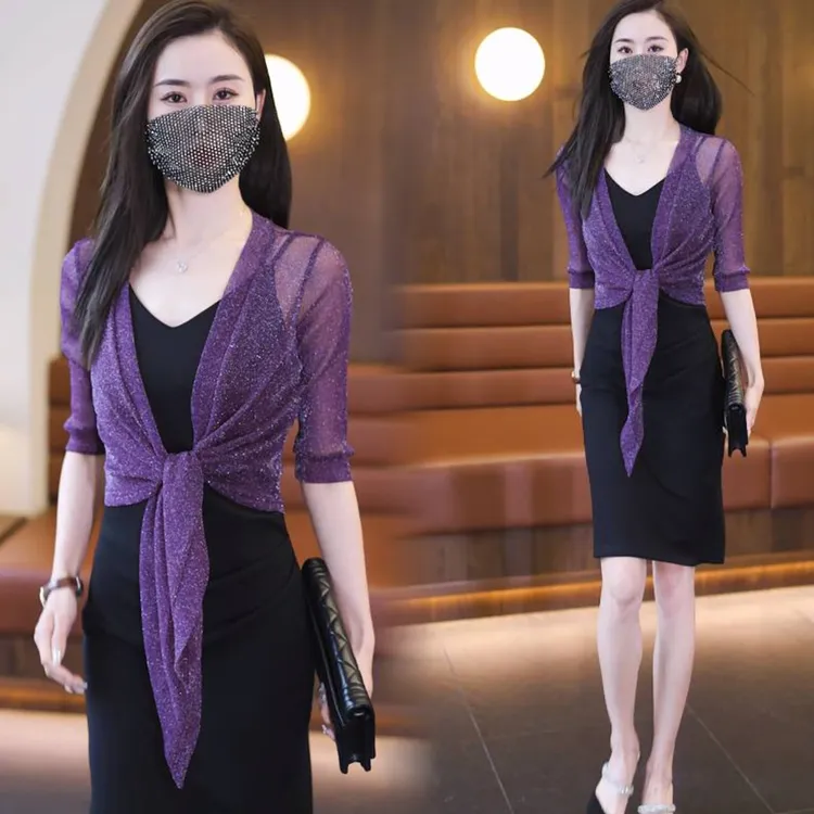 2025早秋日常洋气时尚潮流新款蕾丝薄款外套百搭衣服高贵上衣女