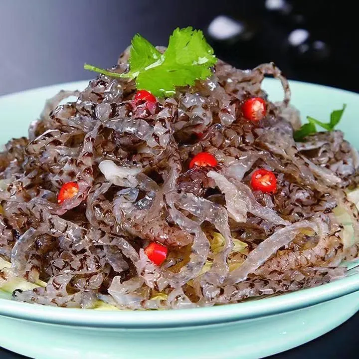 【买2袋送3袋】150g泡椒鱼皮臻开袋即食酸辣开胃小吃凉拌下酒菜爽脆