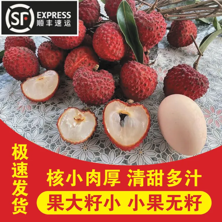 福建漳州蜜丁香小籽荔枝5斤装（净重4.5斤）包邮