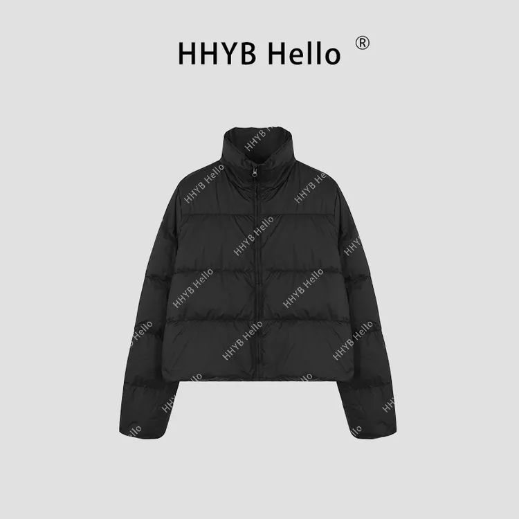 HHYB Hello【售完不补】保暖羽绒服2025冬季纯色基础款外套Q245039