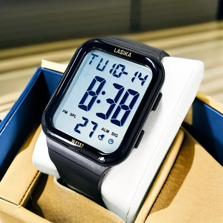 老人表大表盘夜光大数字防水送爸爸妈妈爷爷奶奶男女多功能电子表