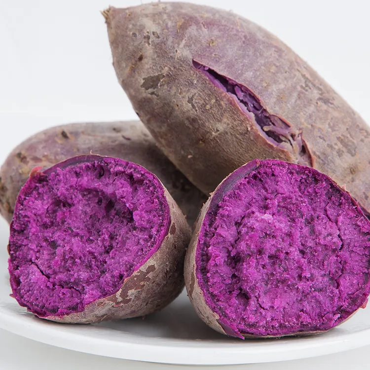 湖北紫罗兰新鲜紫薯精品长条4.5斤个头饱满口感绵密软糯香甜
