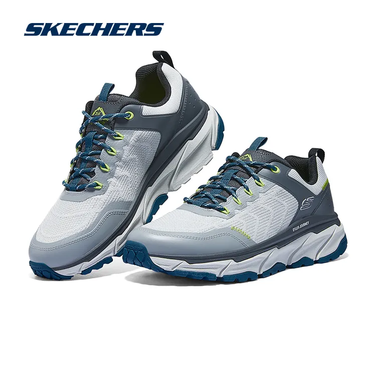 斯凯奇官方男鞋时尚舒适透气运动鞋低帮绑带休闲户外鞋237193