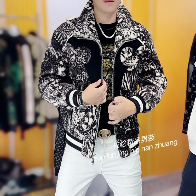 冬季新款时尚欧货潮牌高品质修身外套113