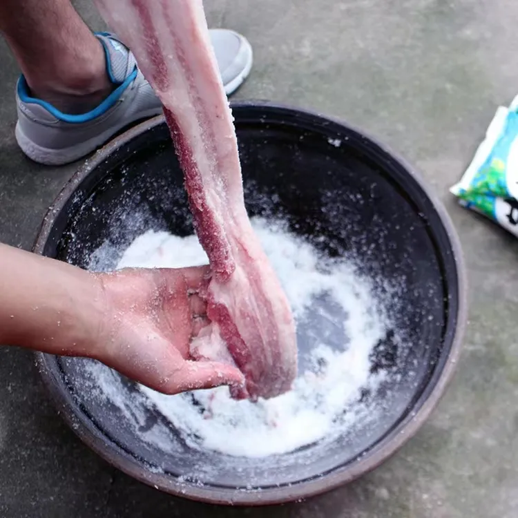 手工腌制咸肉   500g新鲜猪排骨散养土猪精选带脊骨猪前排