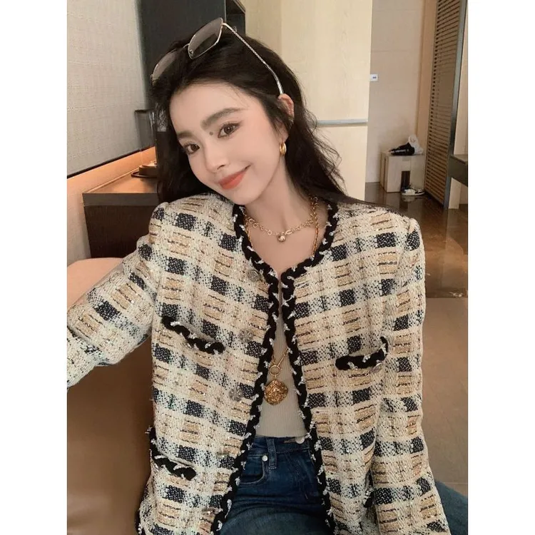 Lilylikes【现货】Coco白富美 奢牌级重工编织奢贵高端小香短外套女