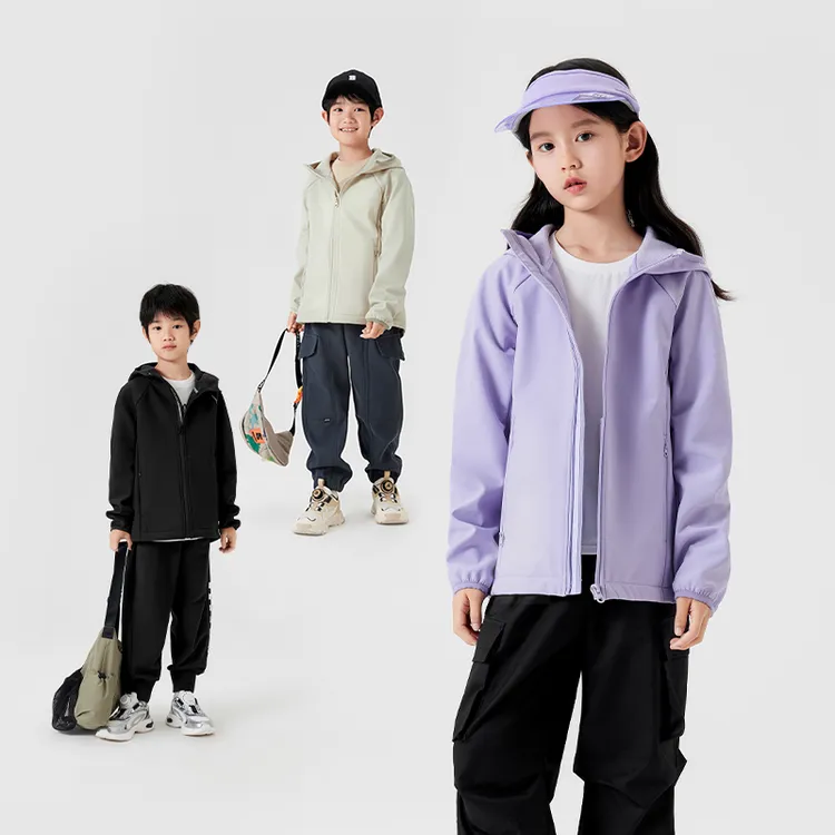 巴拉巴拉软壳衣童装儿童外套年新款春秋装男童女童百搭加绒潮