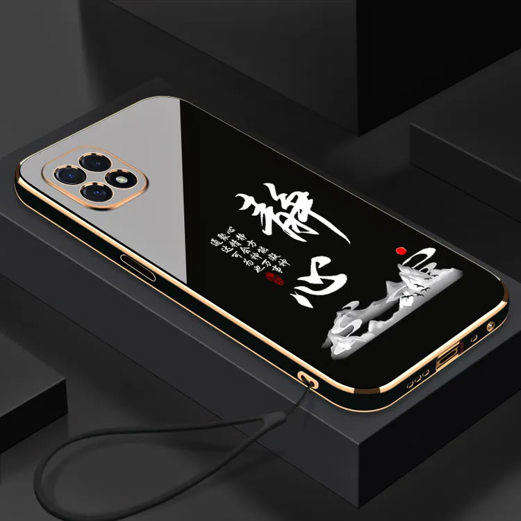 适用于电镀静心OPPOA72手机壳全包防摔硅胶软壳【送挂绳】