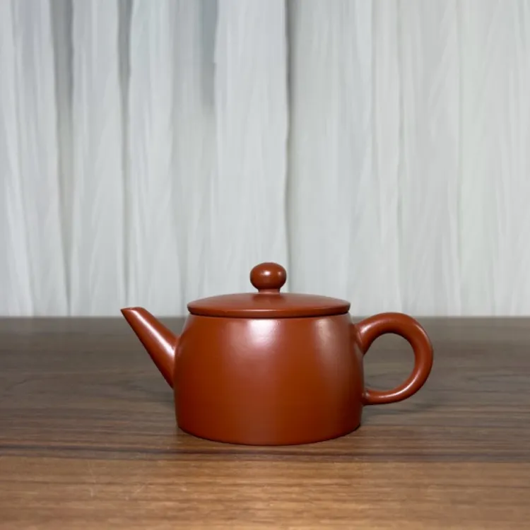 直身大口平盖壶130毫升配茶杯纯手工