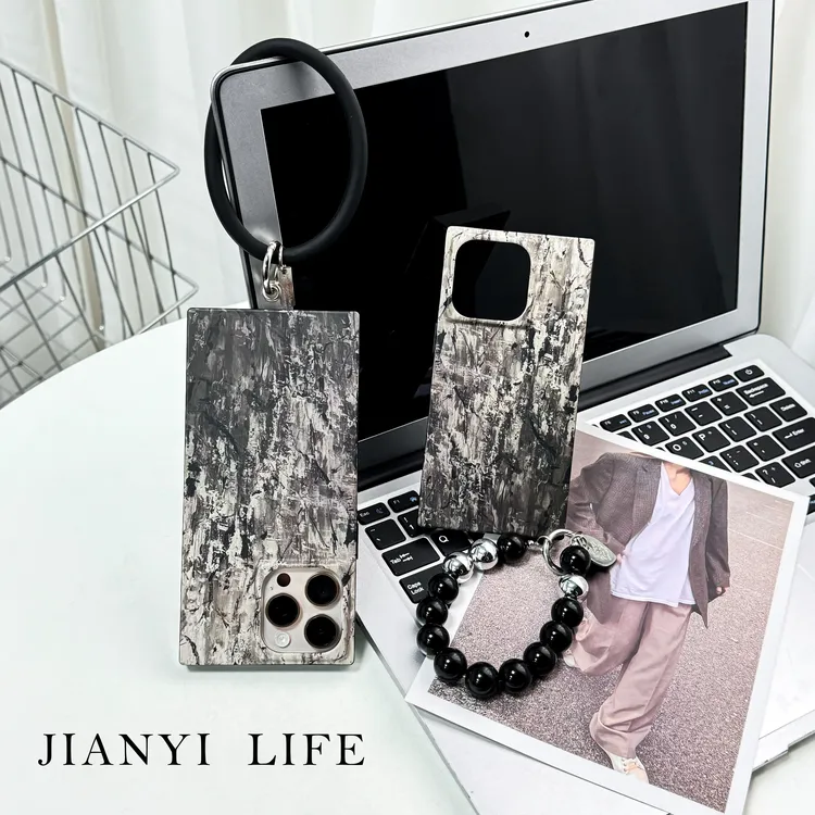 MEIKOCASE 复古国风艺术方形手机壳适用于苹果17promax/16贵气