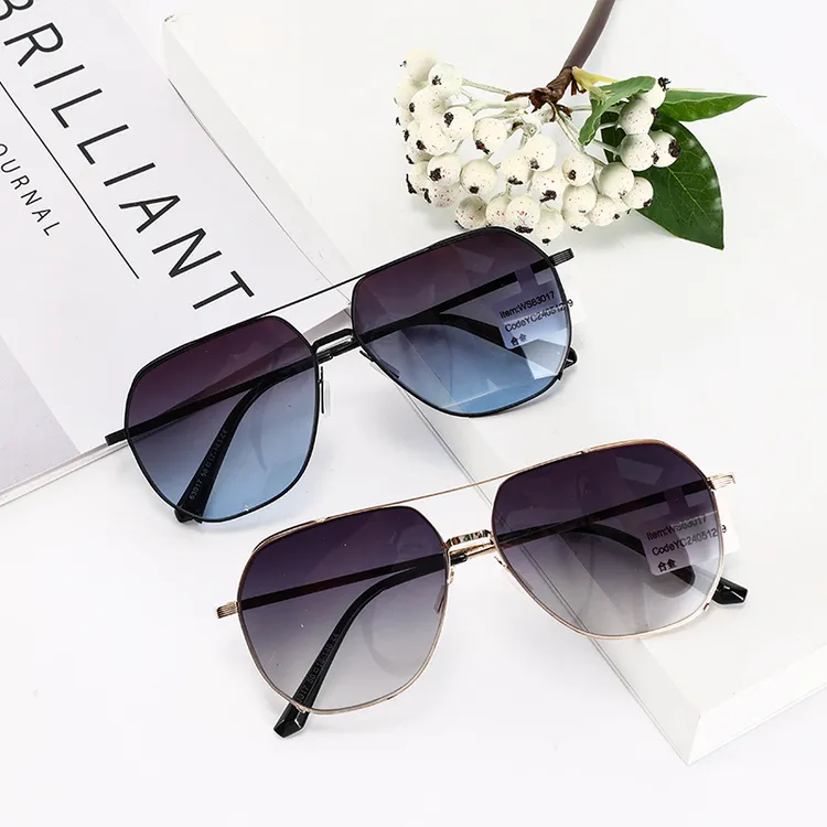 渐变色时尚男士有度数可配开车防紫外线暴雨天戴偏光镜太阳镜