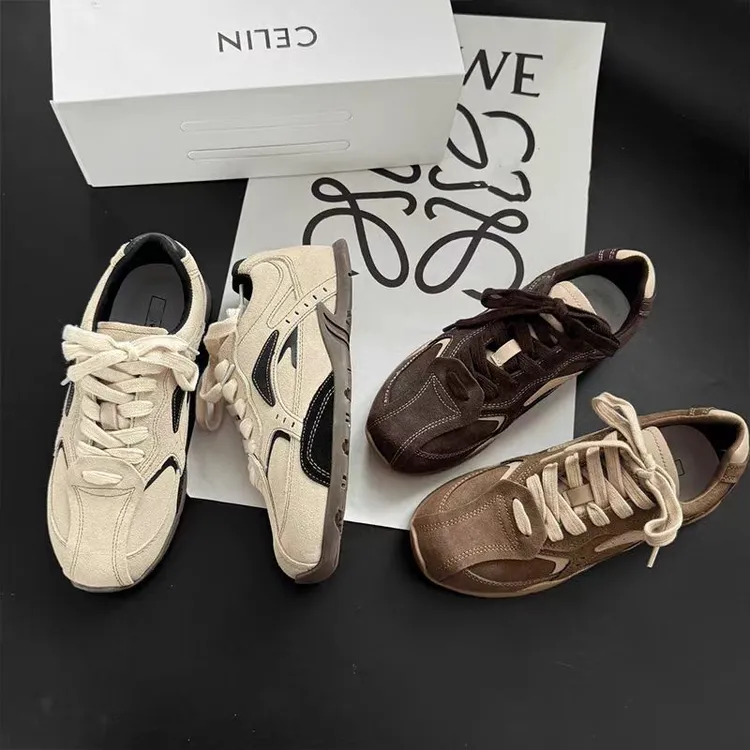 2024秋季新款百搭透气复古德训鞋爆款阿甘鞋平底单鞋潮流