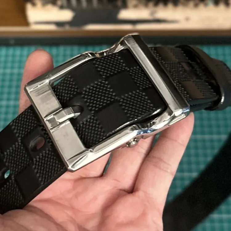 皮带男款针扣头层牛皮牛仔裤腰带不锈钢牛仔休闲针扣男士真皮皮带