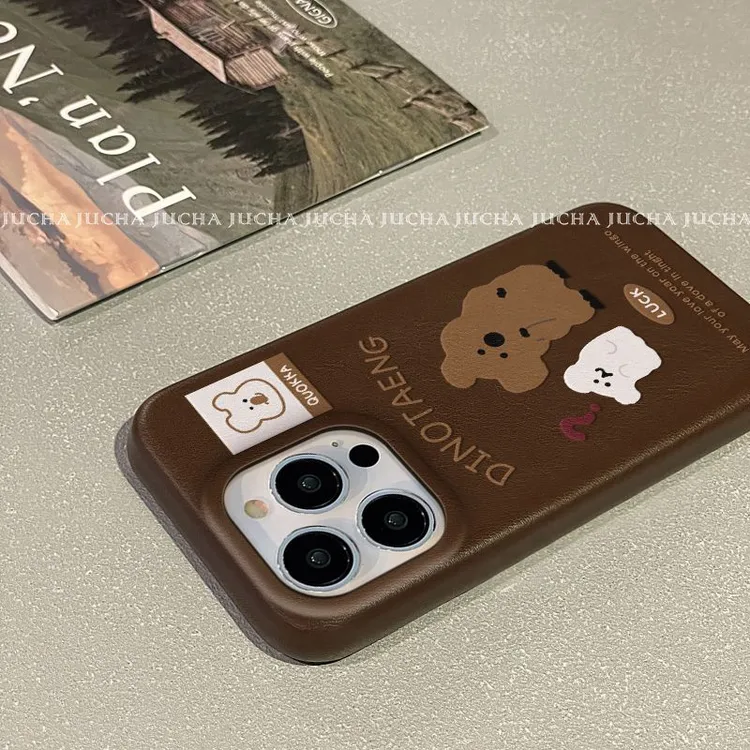 歪头柿子椒熊适用苹果16promax手机壳防摔iphone15高端14网红爆款