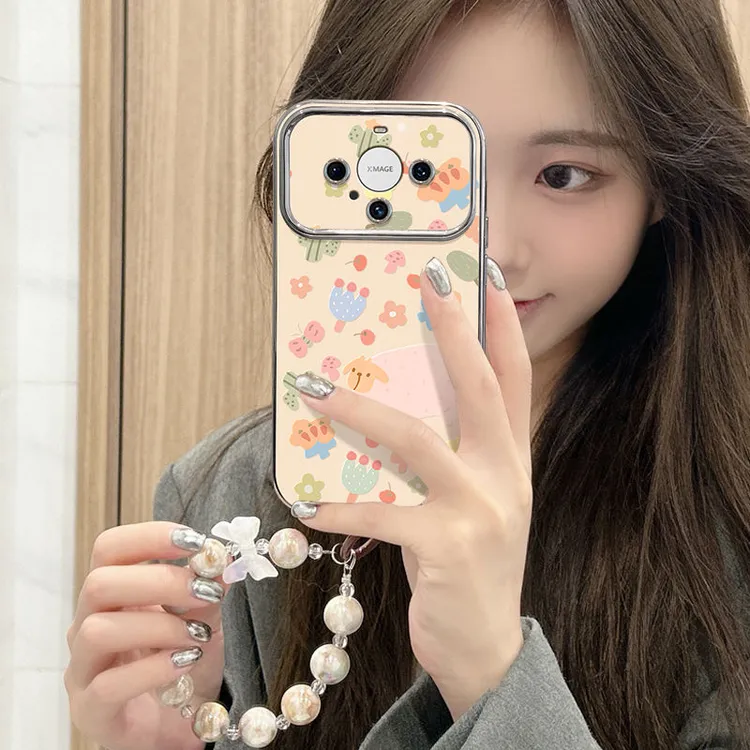 仙人掌小羊华为mate60pro手机壳小众带挂绳HUAWEImate50新款40/30