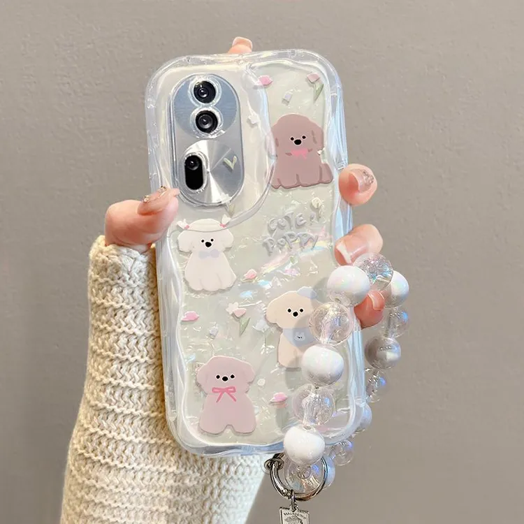 四只狗狗opporeno11手机壳艺术感小众OPPOreno10pro+可爱9超火8/7