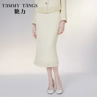 2251【金拐子专属】糖力中长款小香风流苏半身裙显瘦TWRCB52251