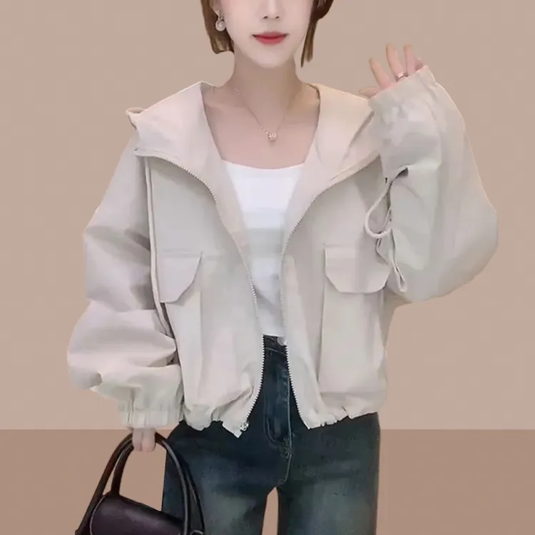 短款外套女时髦感爆款2025新款韩版宽松流行开衫派克服上档次女装