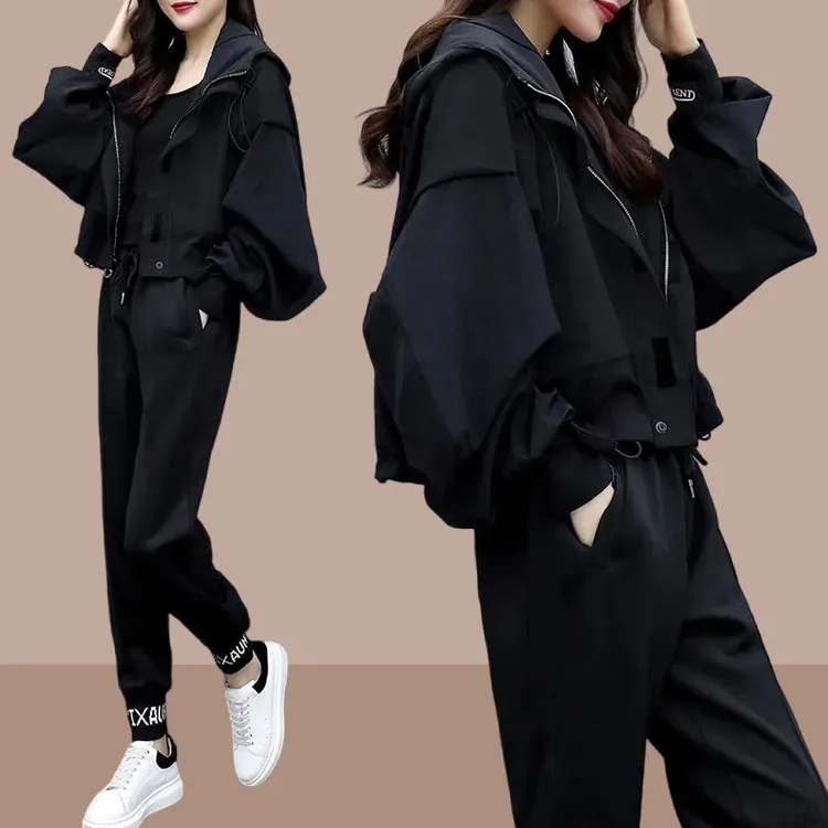 轻奢高级感爆款流行时尚套装女2025春秋潮款上档次网红炸街两件套