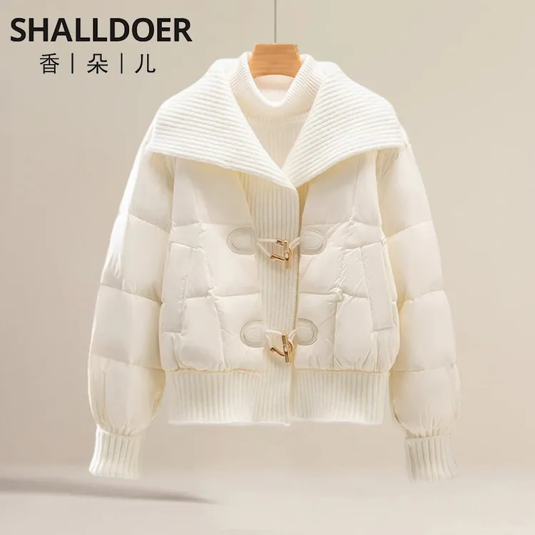 新年战袍小香风外套棉服女2025新款秋冬季爆款高级感棉衣气质穿搭