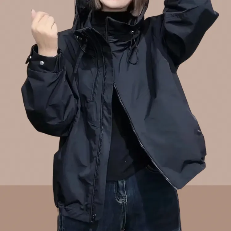 春秋装工装外套女款爆款2025新款网红款高级感休闲机车服时尚洋气