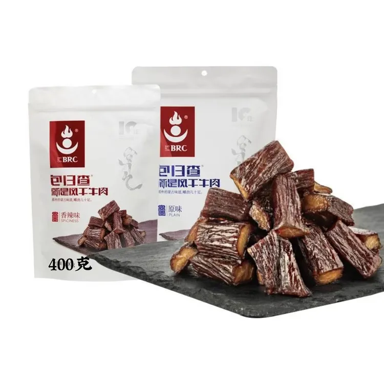 包日查风干牛肉内蒙特产零食400克原味