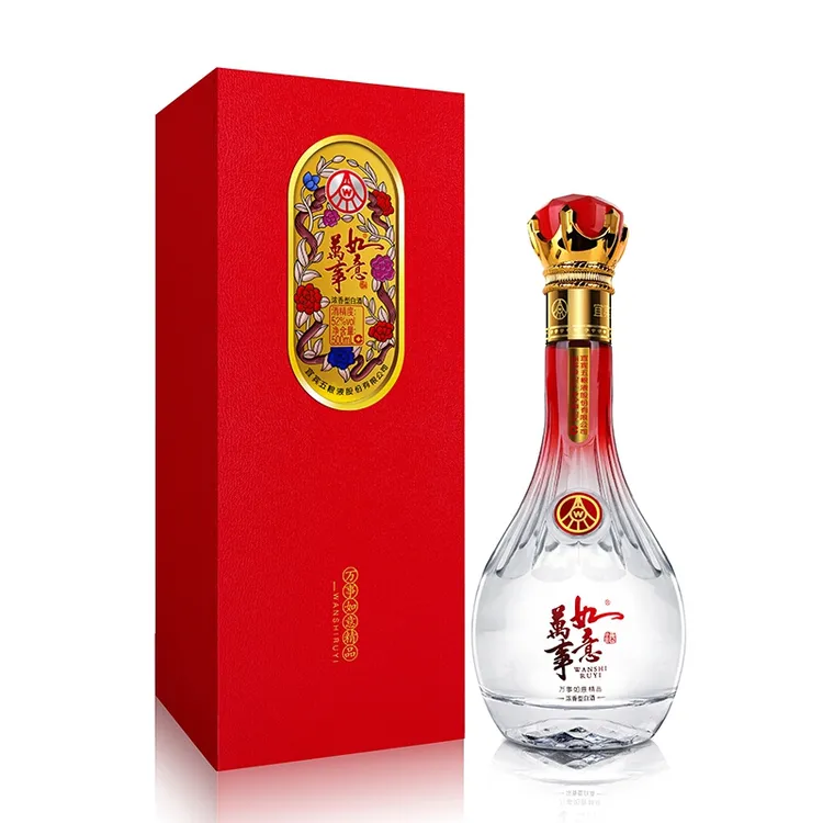 五粮液股份万事如意精品浓香型固态法白酒52度500ml*1瓶装52度500