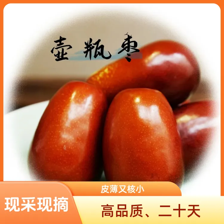 【冷链包邮】山西特产太谷壶瓶枣鲜枣新鲜香甜皮薄肉厚鲜脆品质