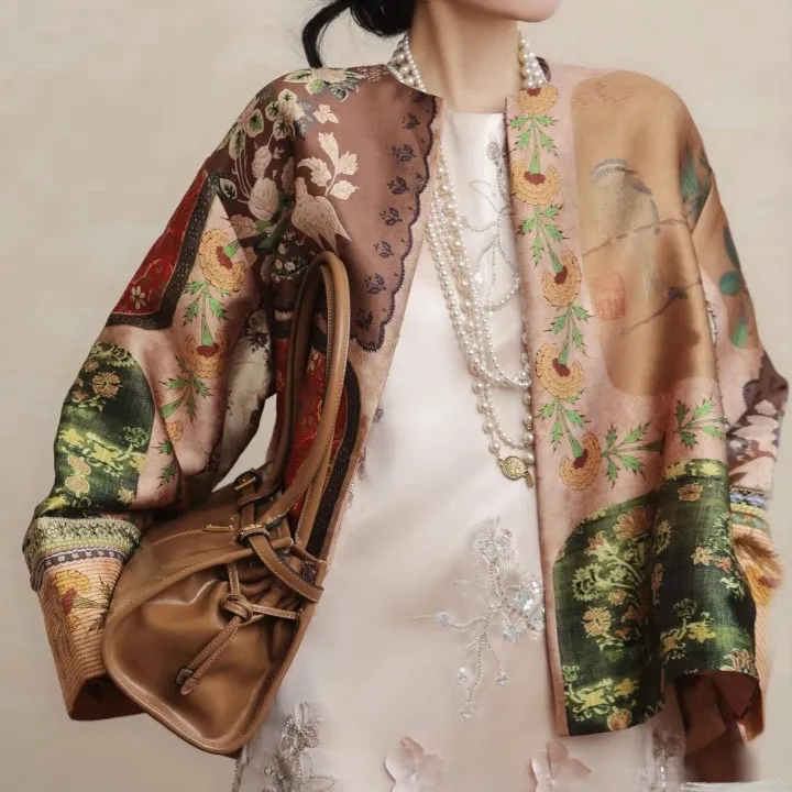 2025初秋新款高端设计感时尚国风新中式外套女上衣