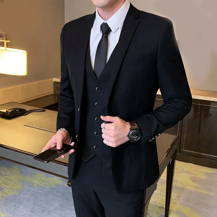 西装男套装士面试大学生商务青年修身新疆25-35岁帅气男外套