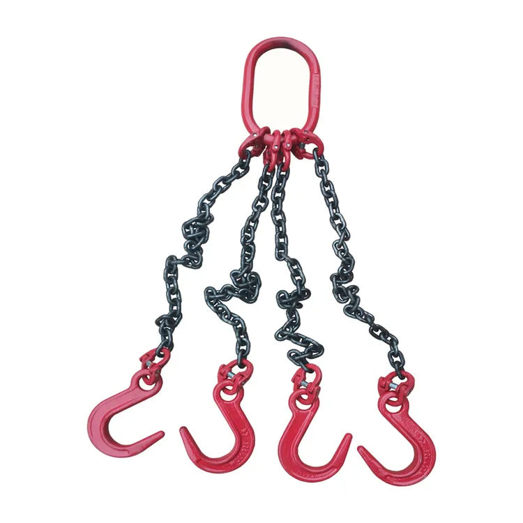 起重链条吊索具吊具四腿吊环挂钩吊装工具吊链扣吊环成套合金钢