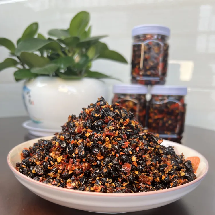 江西爆款香辣豆豉农家味豆豉拌饭拌面下饭罐装即食400g蒸鱼蒸排骨