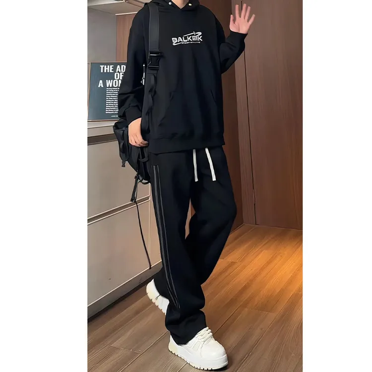 秋季运动服套装男潮流帅气学生一整套衣服大码休闲卫衣卫裤两件套