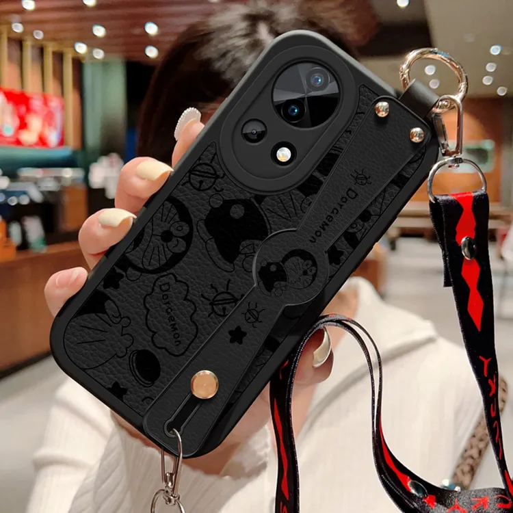 华为nova13pro手机壳nova13斜挎腕带挂绳全包防摔保护套硅胶软壳