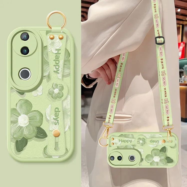 vivos20手机壳新款女s20pro斜挎腕带VIVO全包防摔保护套硅胶软壳