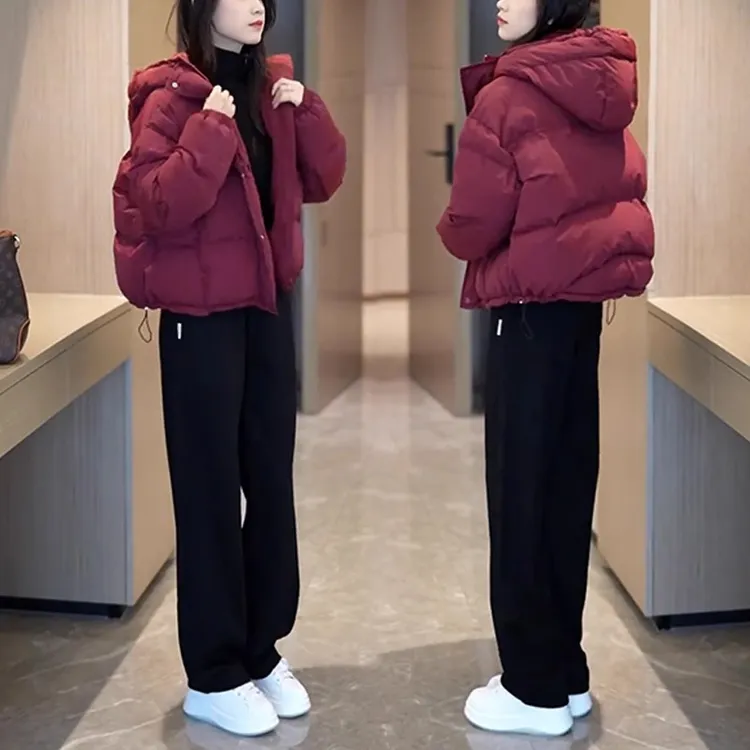 流行保暖小众棉服女2024冬季外套新款时尚百搭加绒加厚减龄棉衣