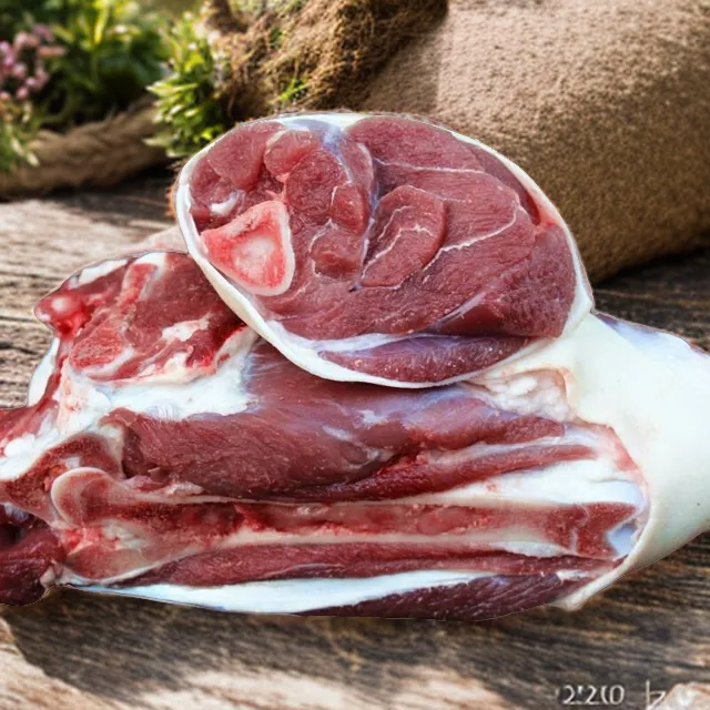 散养散放黑山羊羊肉