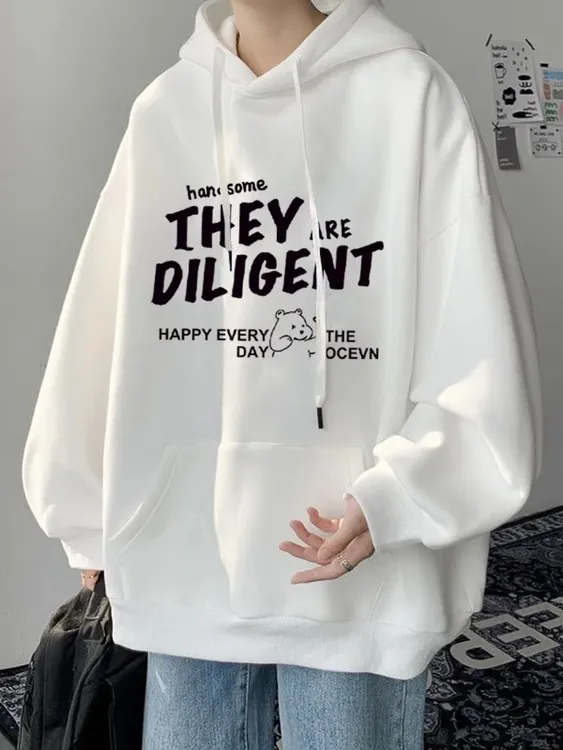 加肥加大码300斤重磅棉连帽卫衣男士春秋季新款潮流宽松百搭外套