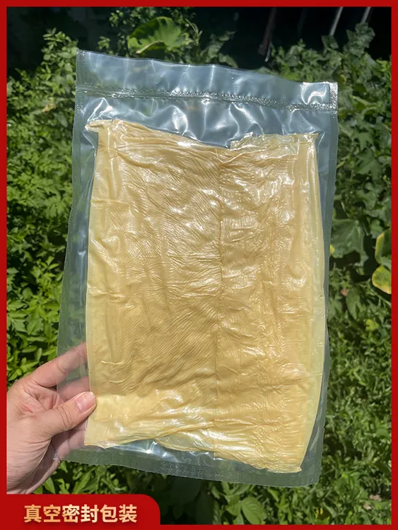 莆仙特产精选农家手工豆皮 无添加 500g煮汤