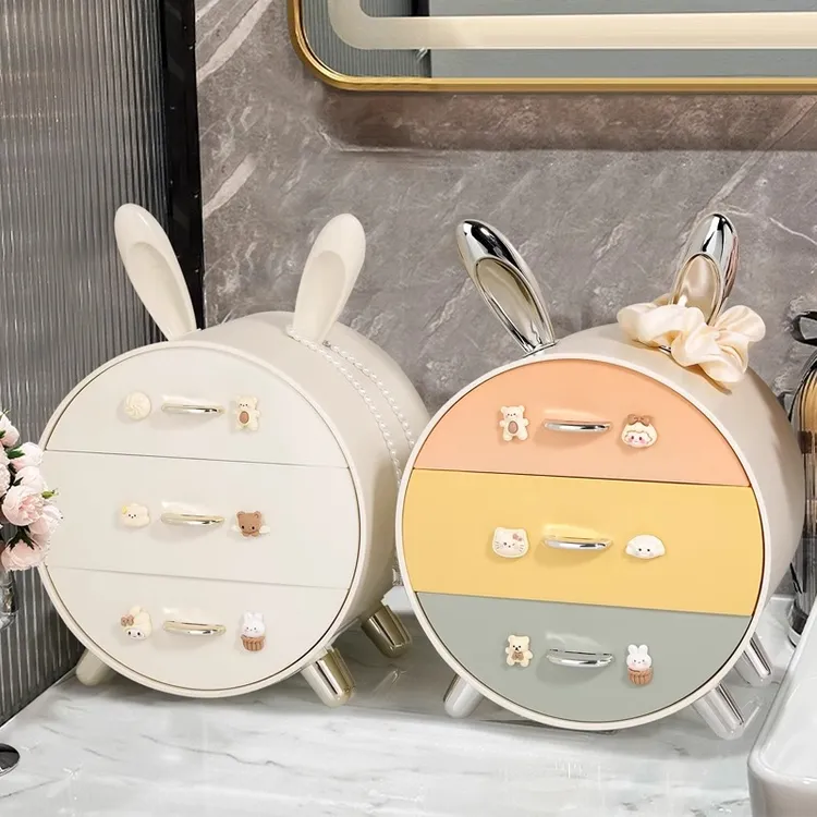 儿童发饰收纳盒女童头绳皮筋宝宝发圈头饰发箍发夹发卡抽屉首饰盒