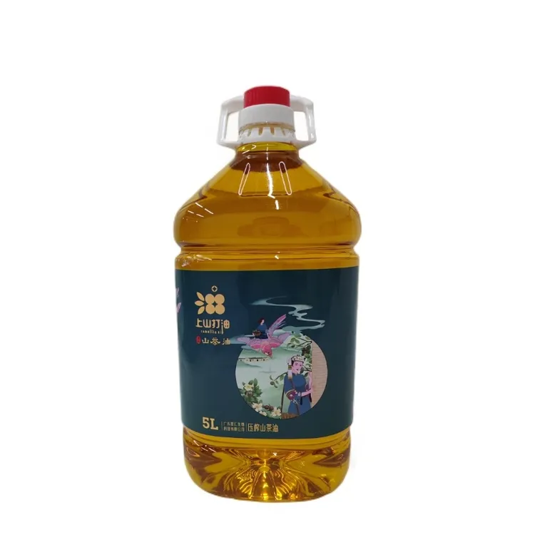 上山打油客家龙川山茶油茶籽油茶籽黄石长洲上山打油纯正5L