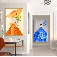 爱阁温馨十字绣芳华新版合集简约轻奢客厅艺术人物装饰画线绣绣花