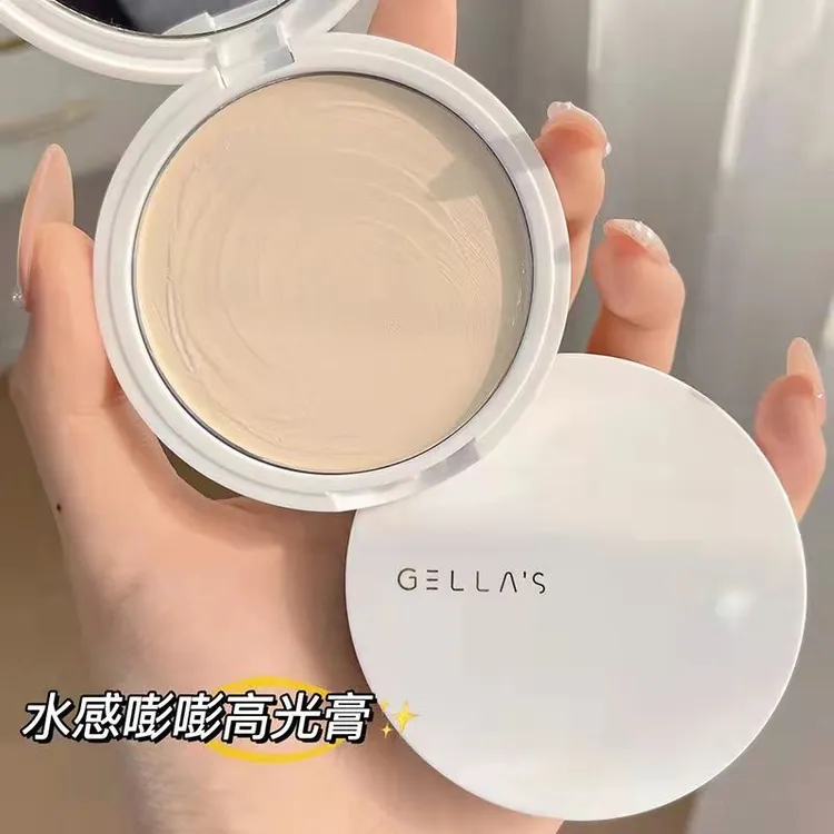 毛格平平替!GELLAS水感嘭嘭细腻哑光高光膏改善面部凹陷自然提亮