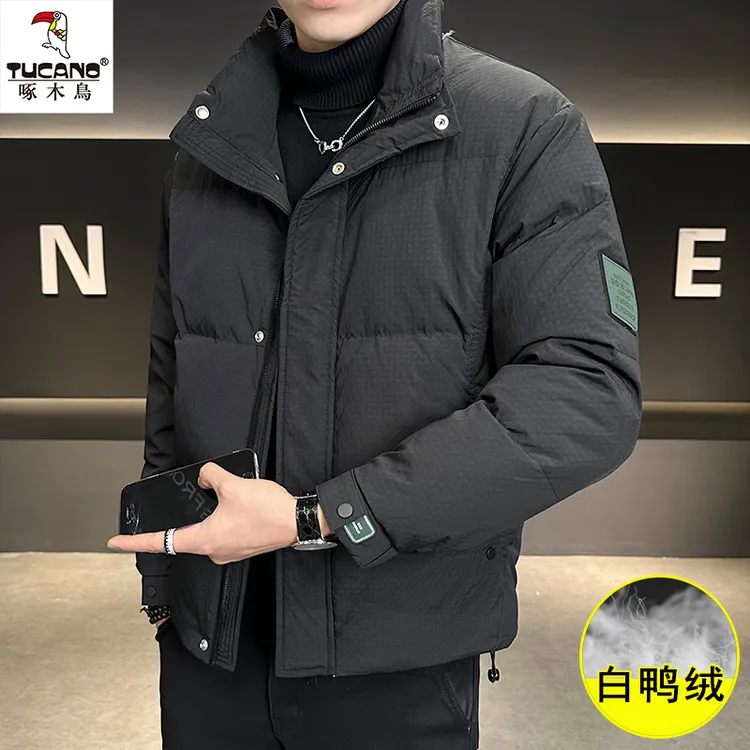 TUCANO/啄木鳥白鸭绒加厚时尚短款男士羽绒服休闲潮流冬季外套