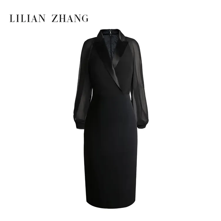 E-“定制”—“奢华都市”——摩登新宠——挚爱老钱风连衣裙 2401037