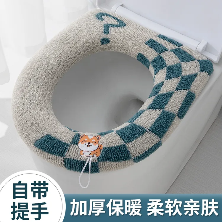 马桶坐垫冬季加厚马桶垫四季通用厕所坐便器垫子家用可水洗垫圈套